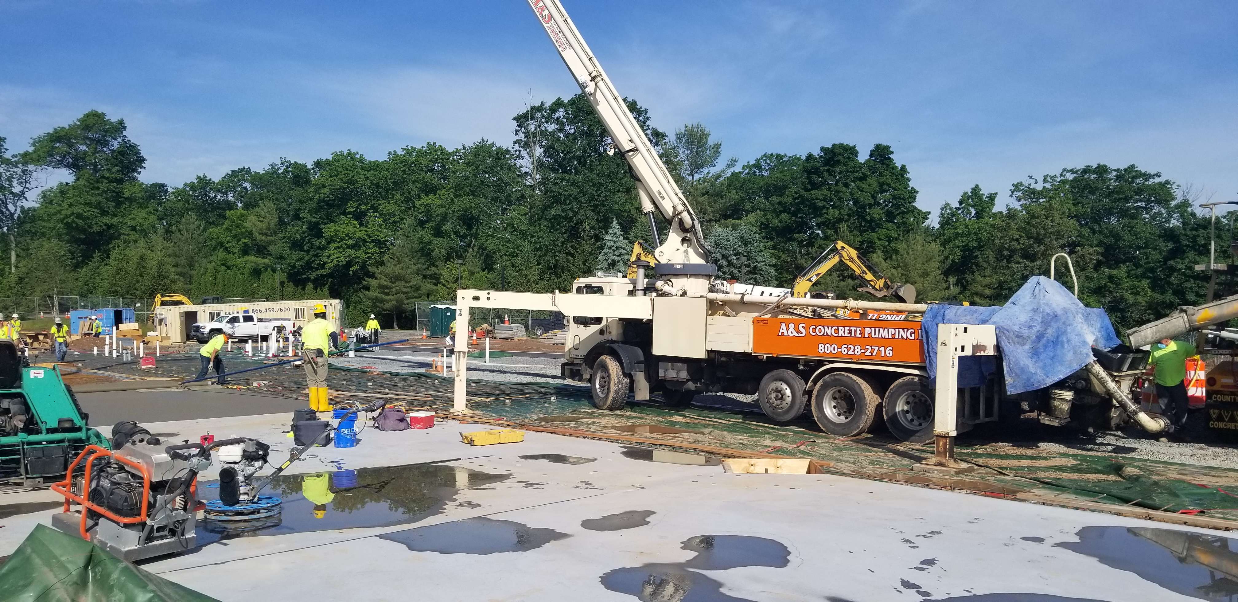 Project Pemping Concrete Pumping Projects in NJ & PA | A&S Concrete Pumping