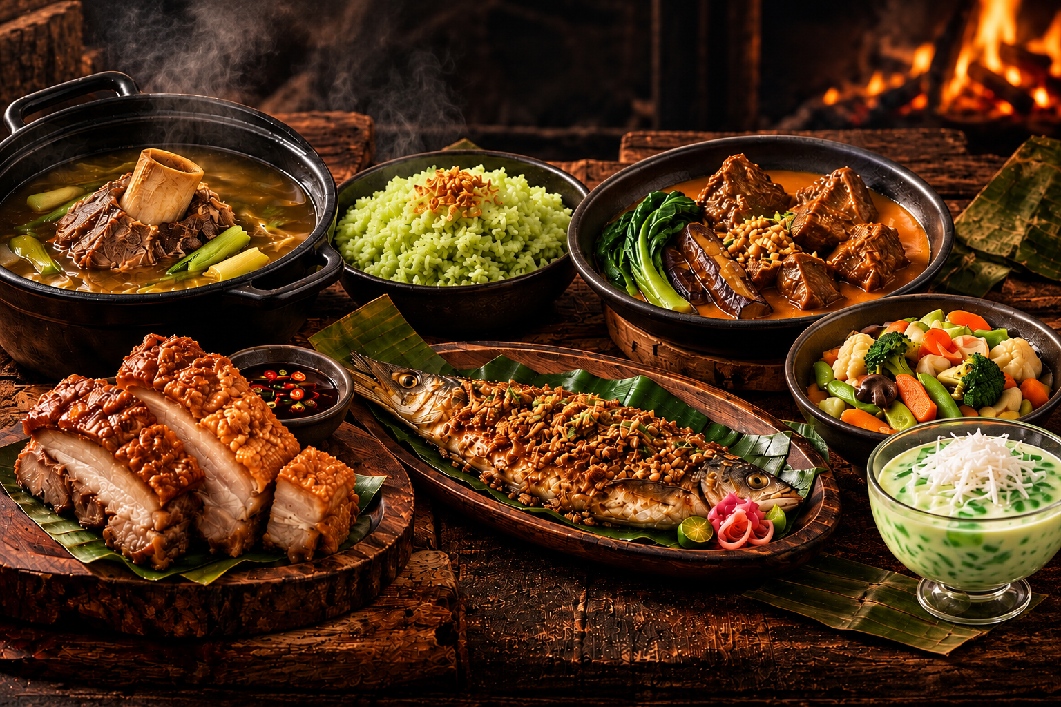 Camping with the Chefs Buffet Menu