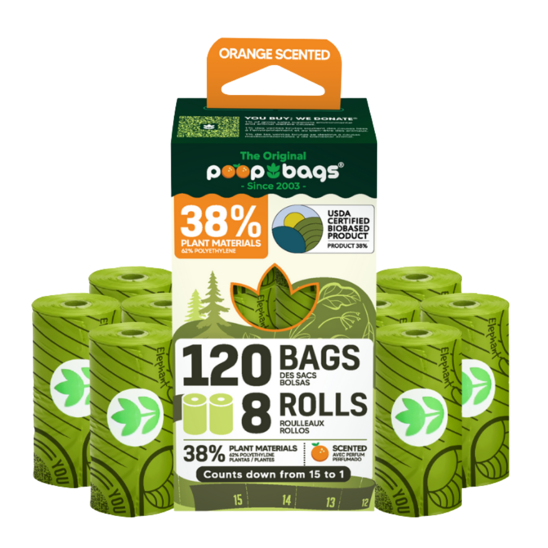 Countdown Rolls® Orange Scented 120 Bags / 8 Rolls