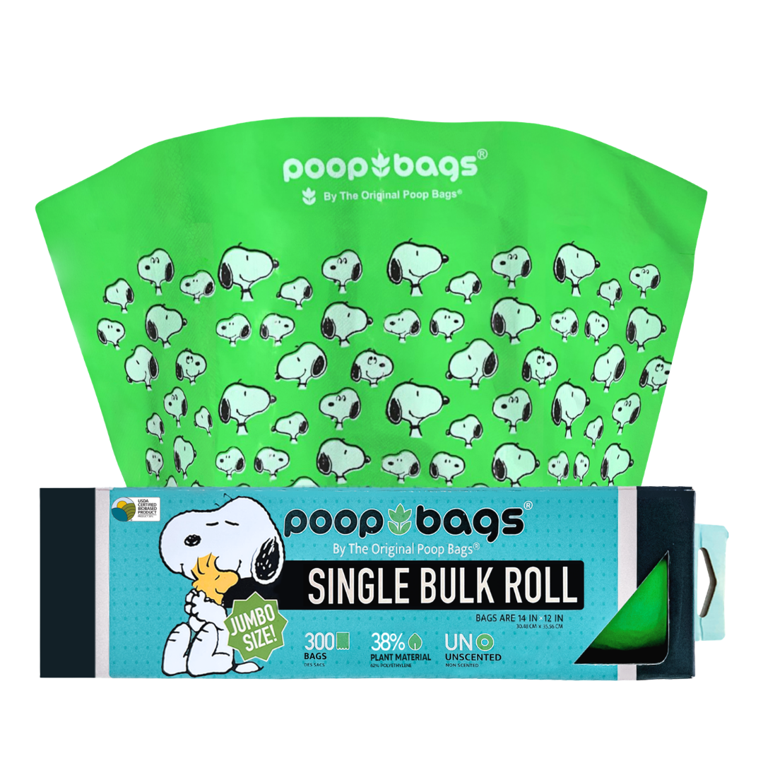 Snoopy Single Bulk Roll poop bags