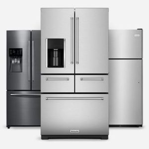 South Surrey appliance repair technician fixing a refrigerator