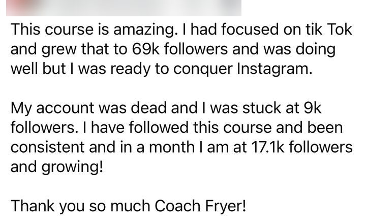 Kaitlin: from stuck at 9k to 17.1k Instagram followers in a month