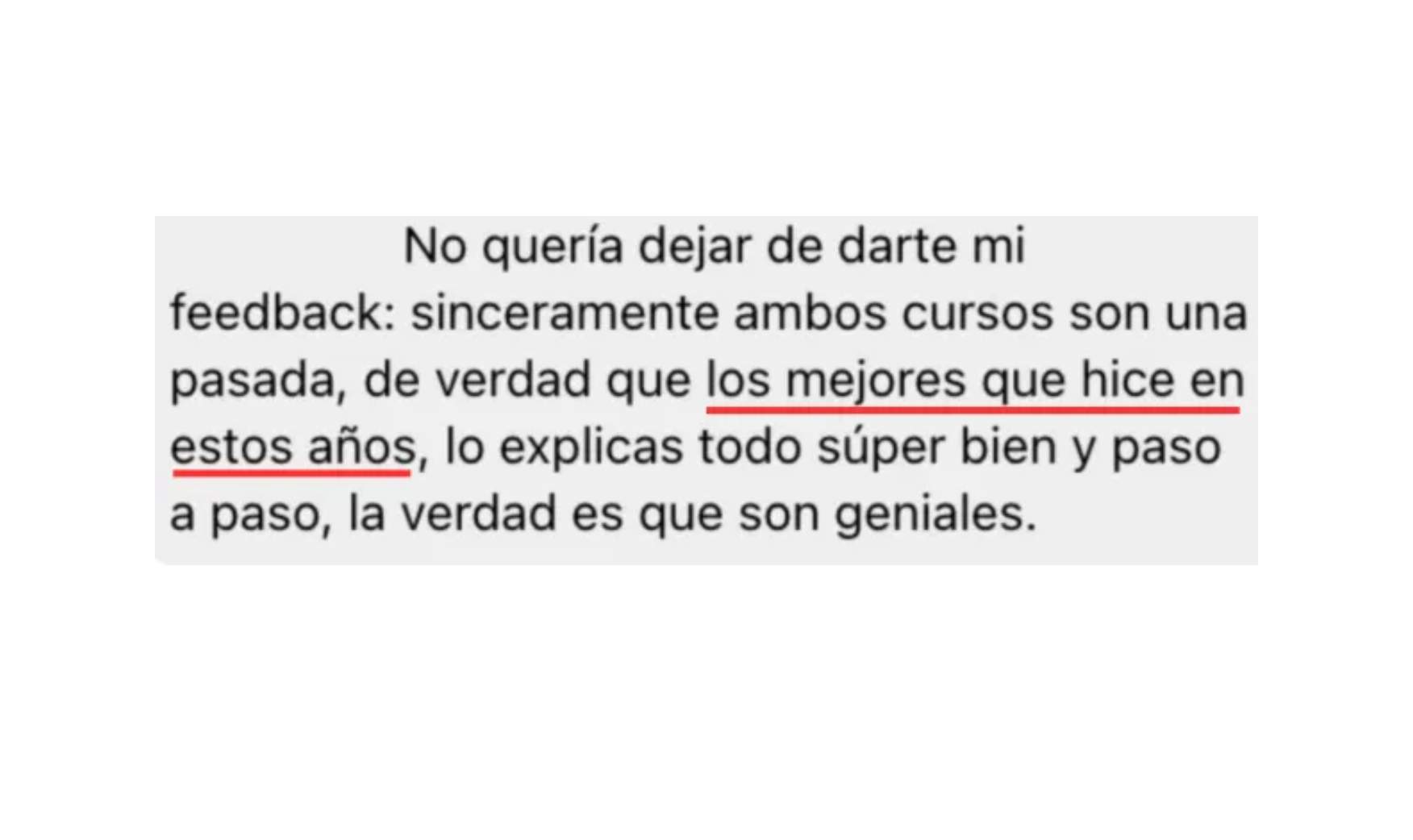 Victoria de un miembro de ClinicFlix