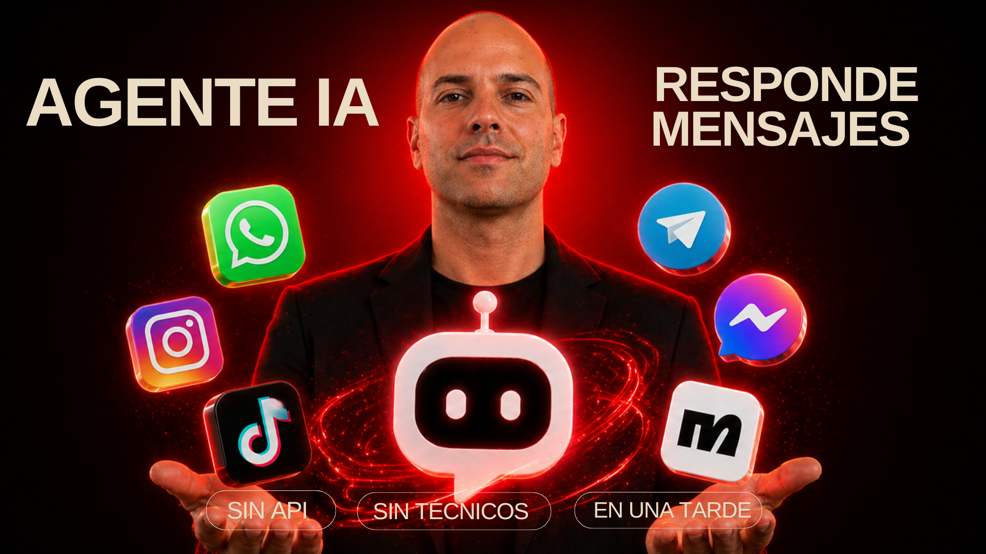 Un agente IA que responde solo, montado en una tarde