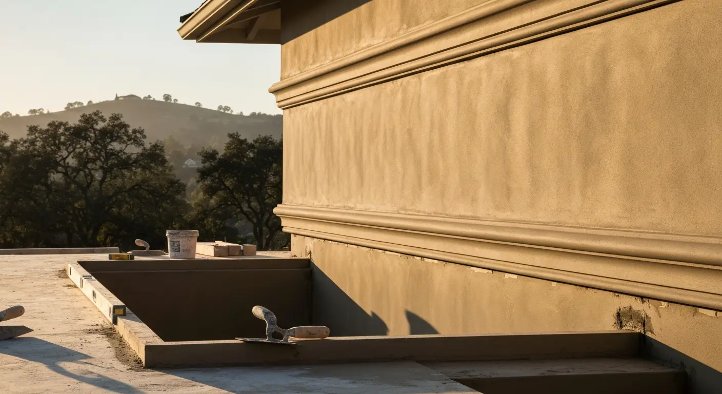 Exterior construction work