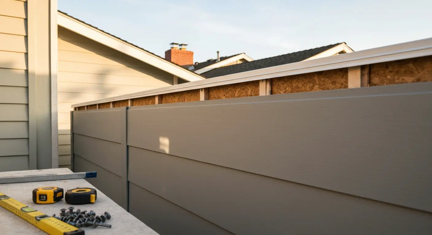 Siding installation
