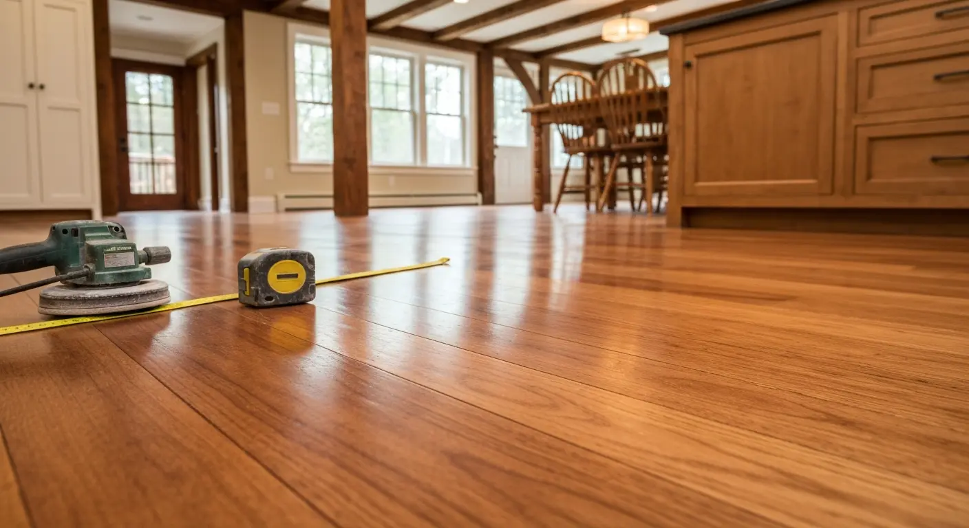 Hardwood flooring installation