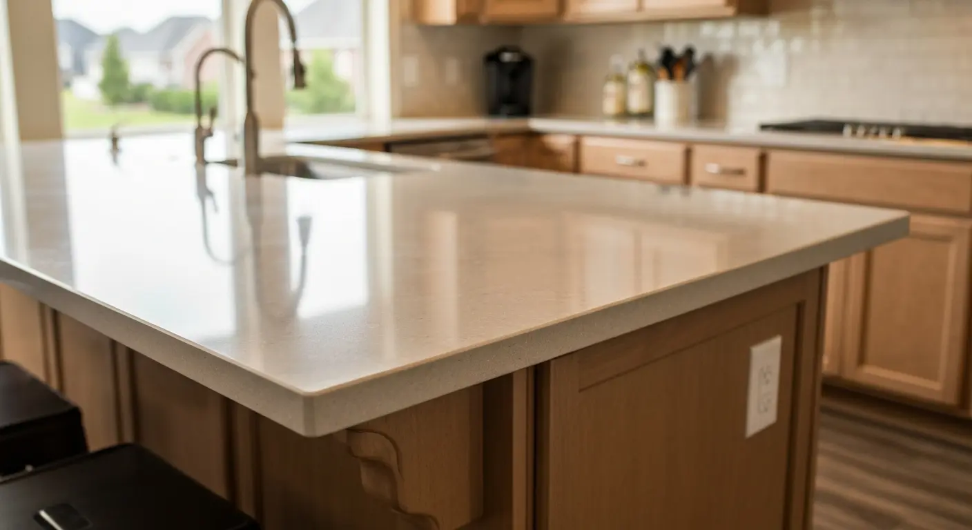 Custom countertop edge detail
