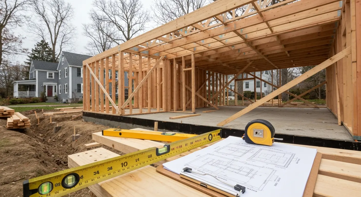 Room addition build