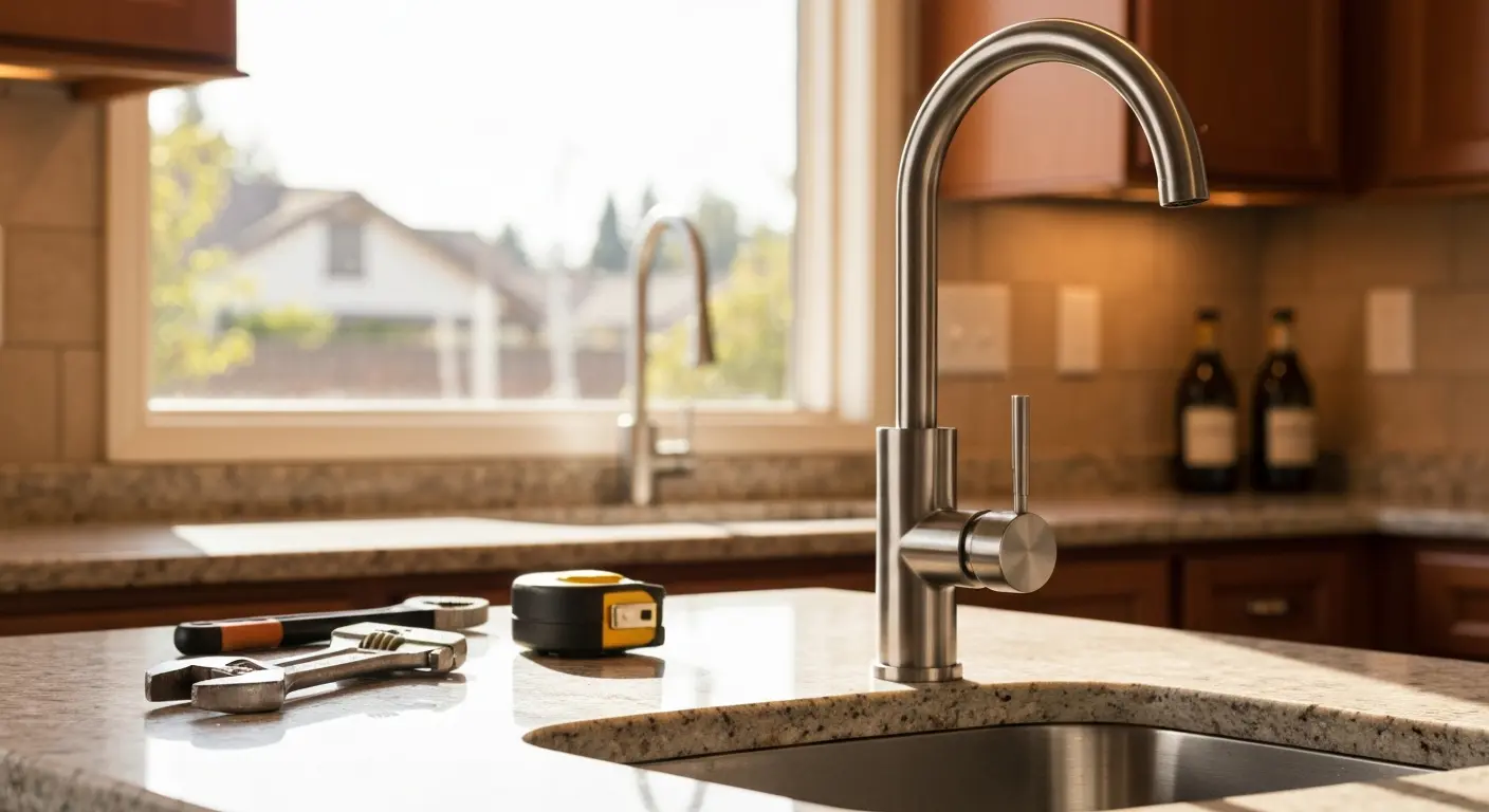 Kitchen fixture installation