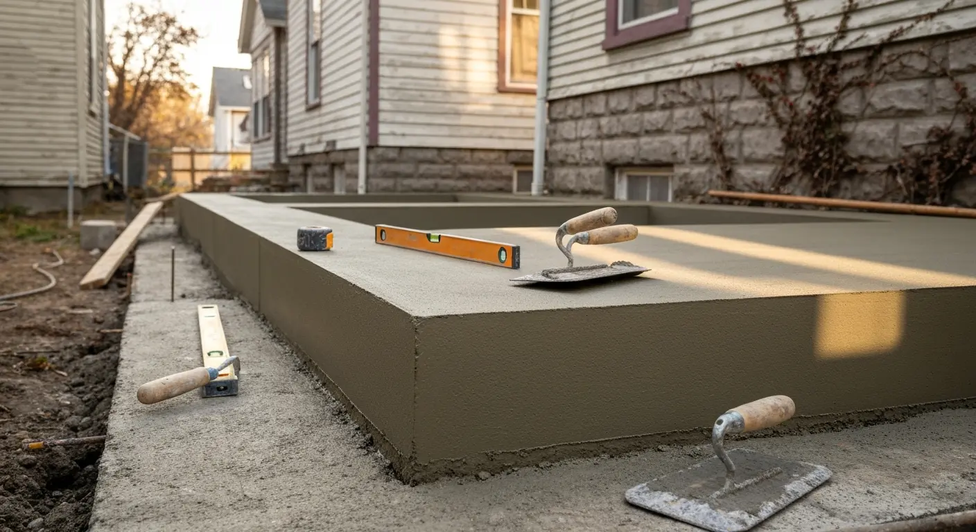 Foundation and structural work