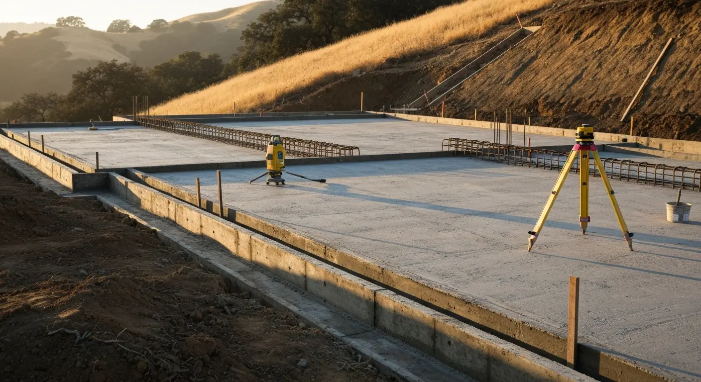 Foundation and concrete work
