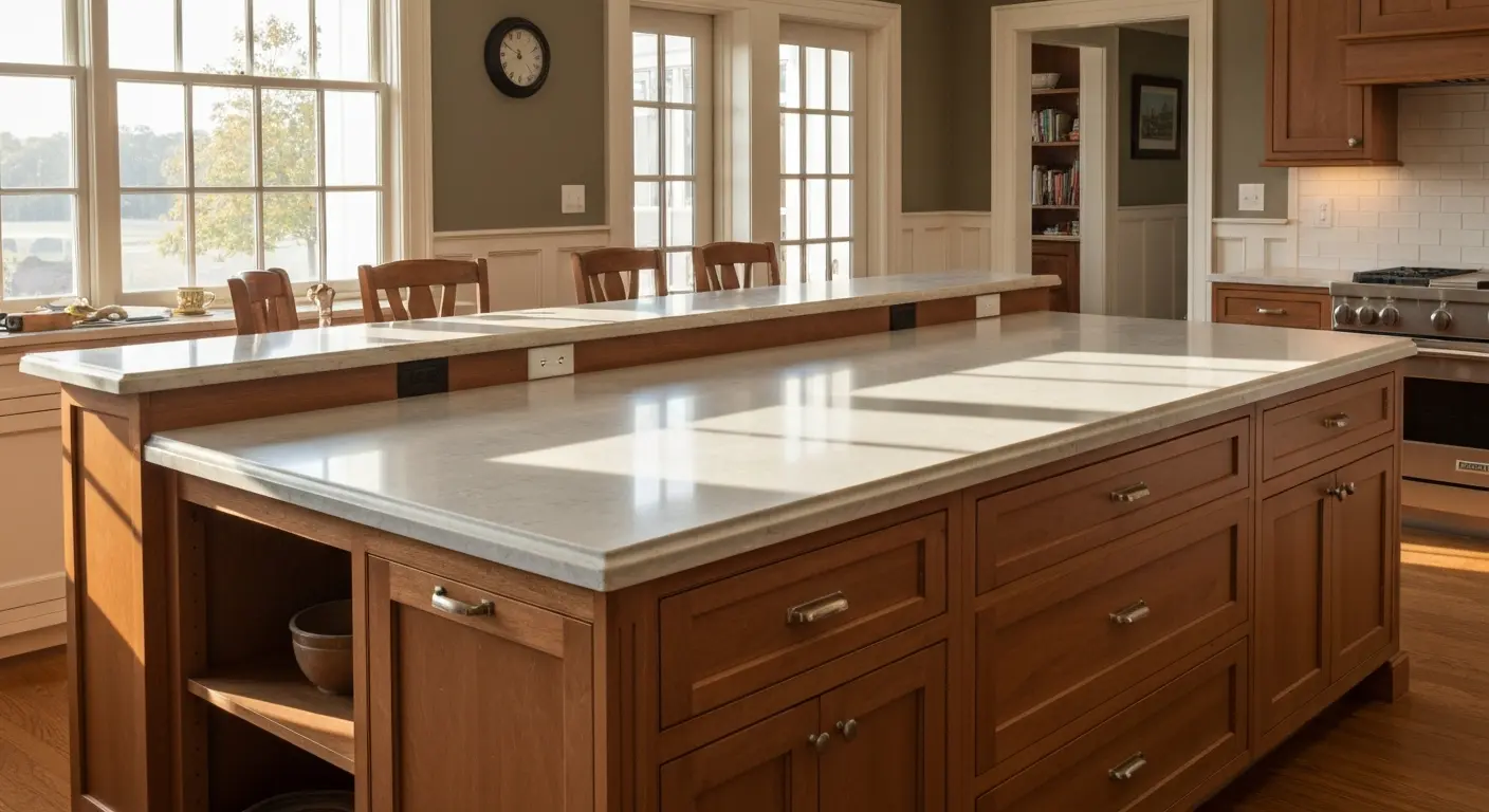 Custom kitchen island