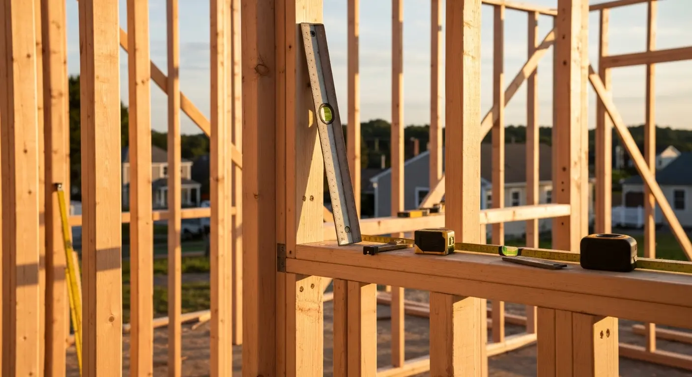 New home framing project