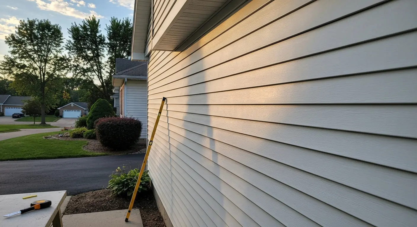 Vinyl siding installation