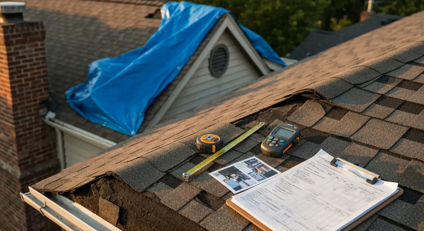 Storm damage inspection