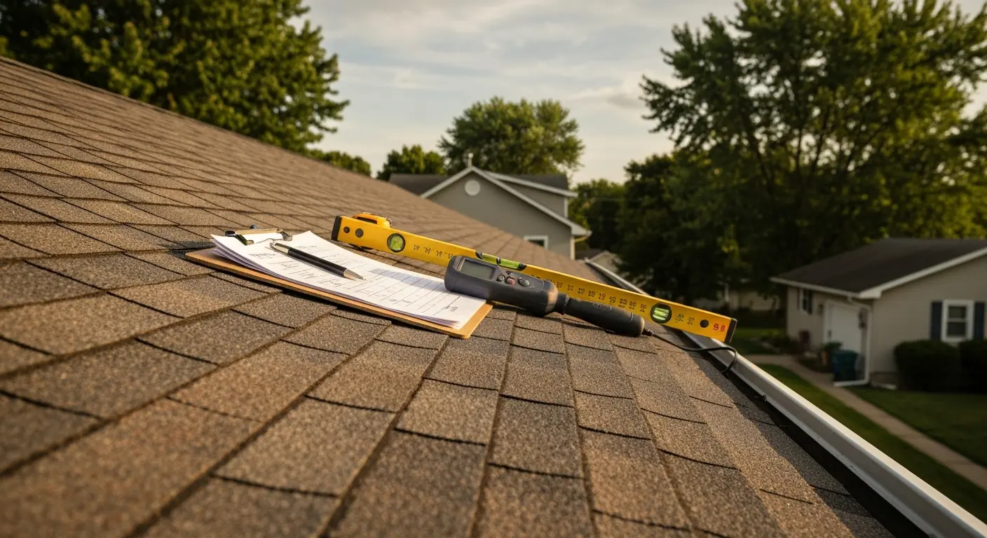Professional roof inspection in Monroe County