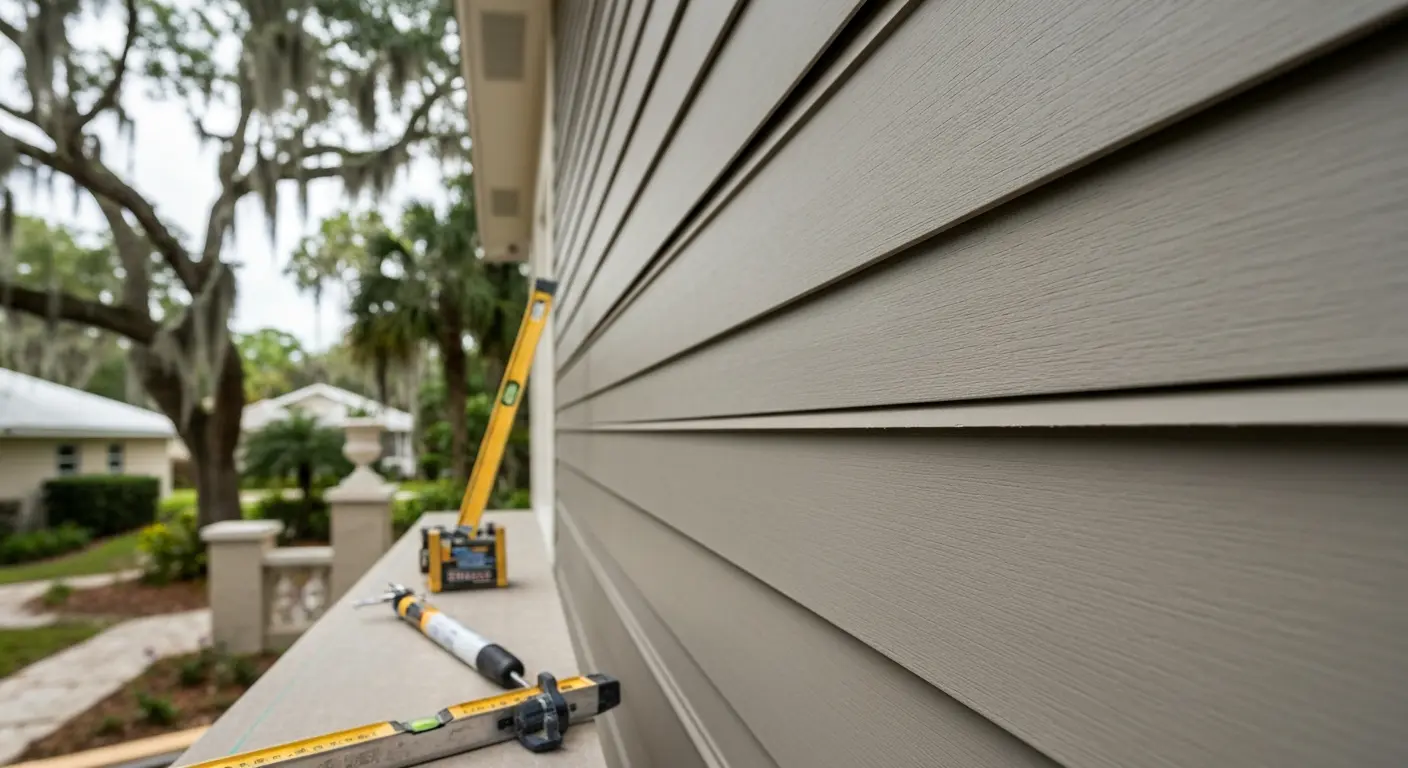 Fiber cement siding project
