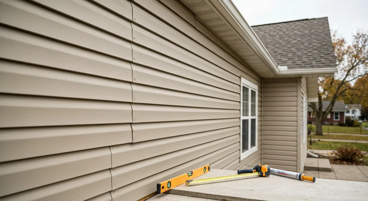 Siding repair work