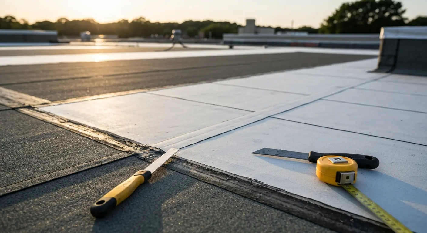 Flat roof repair and patching