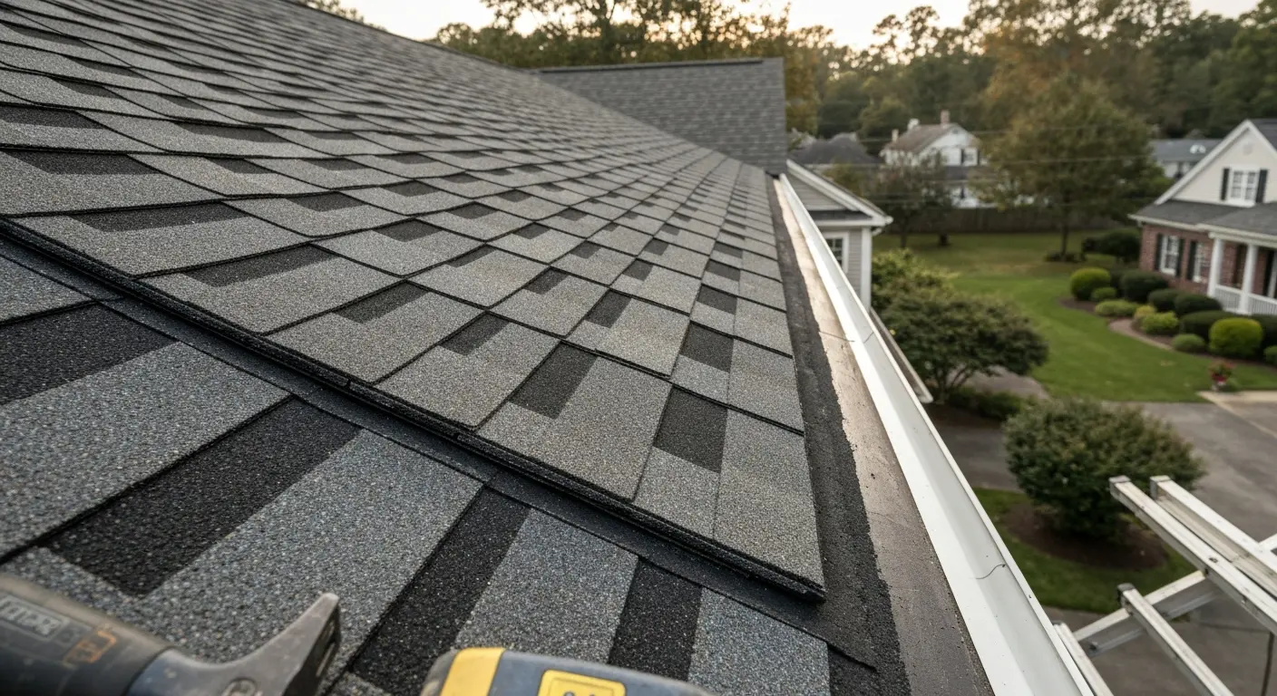 Asphalt shingle roof repair