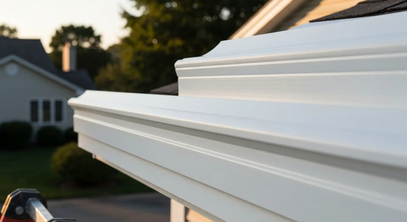 Vinyl fascia installation