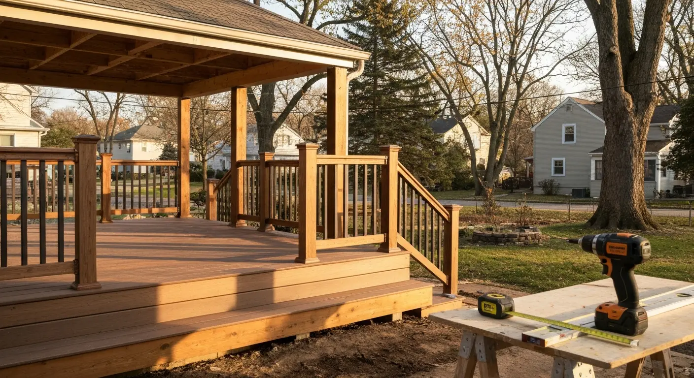 Deck construction and porch building