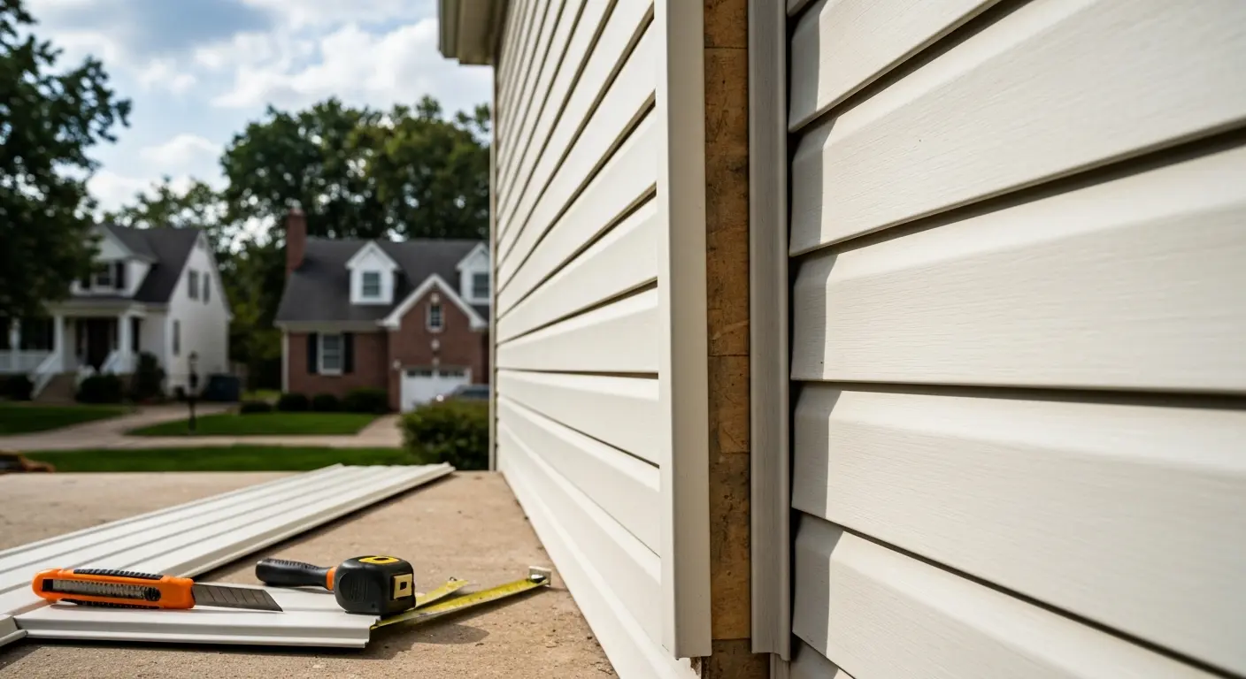 Vinyl siding repair in Saint Charles