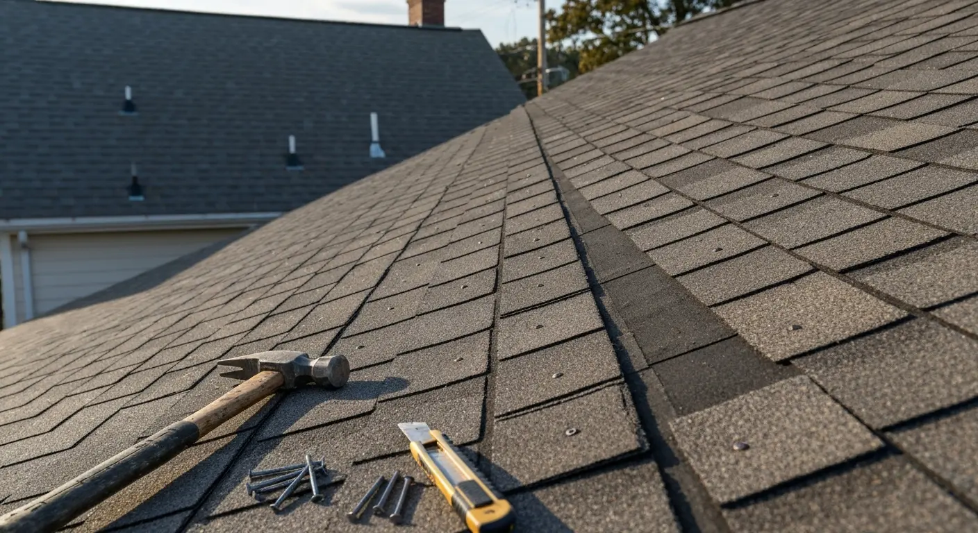 Shingle repair work