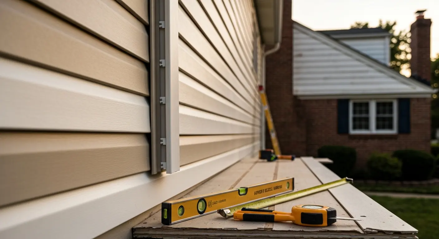 Siding installation in Clayton