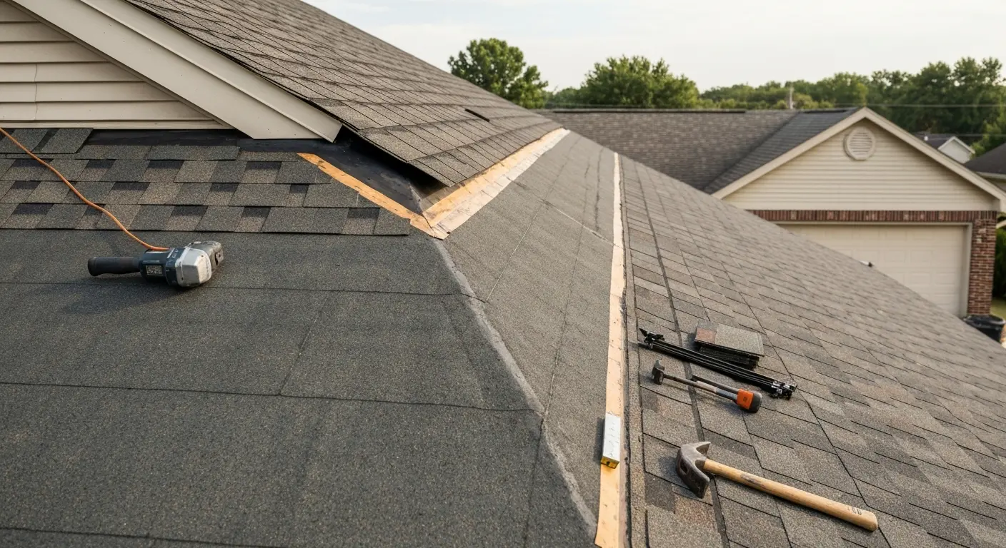 Roof repair work in Springfield MO