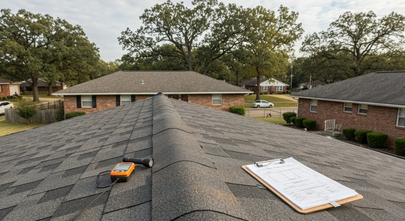 Roof inspection in Springfield Missouri home