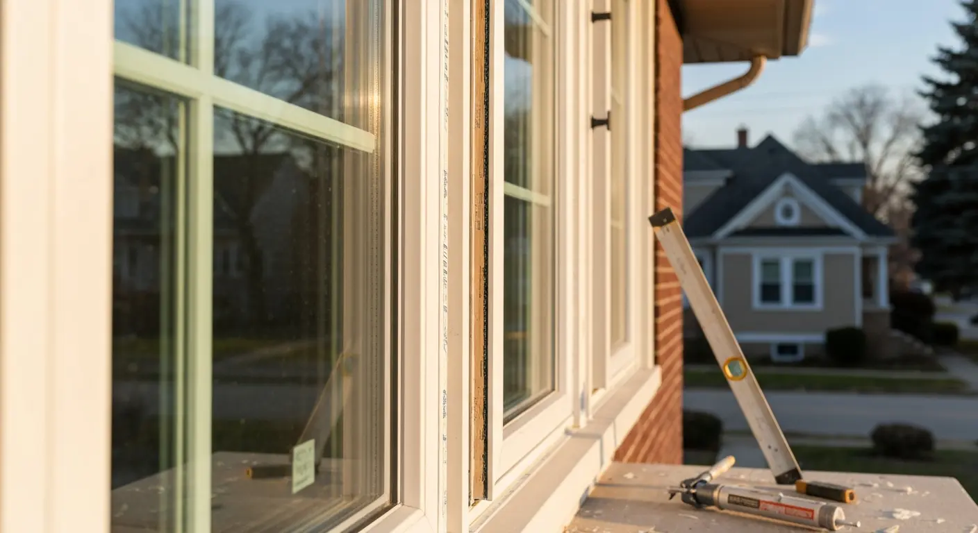 Residential window installation