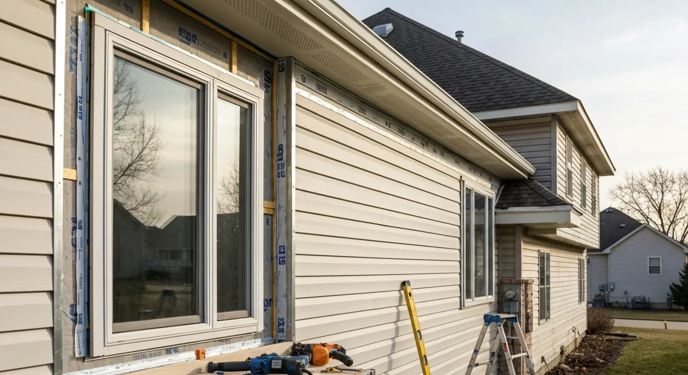 Siding installation