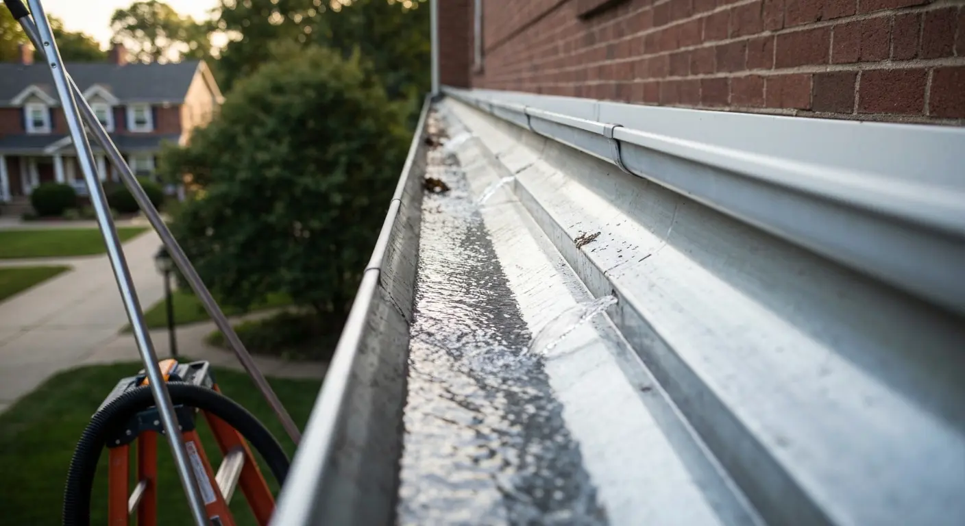 Gutter cleaning service