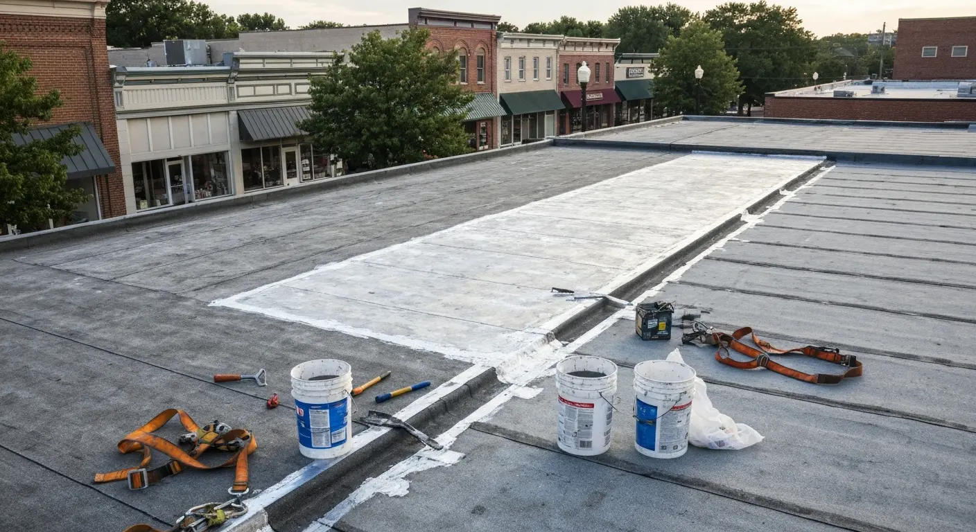 Commercial roof repair
