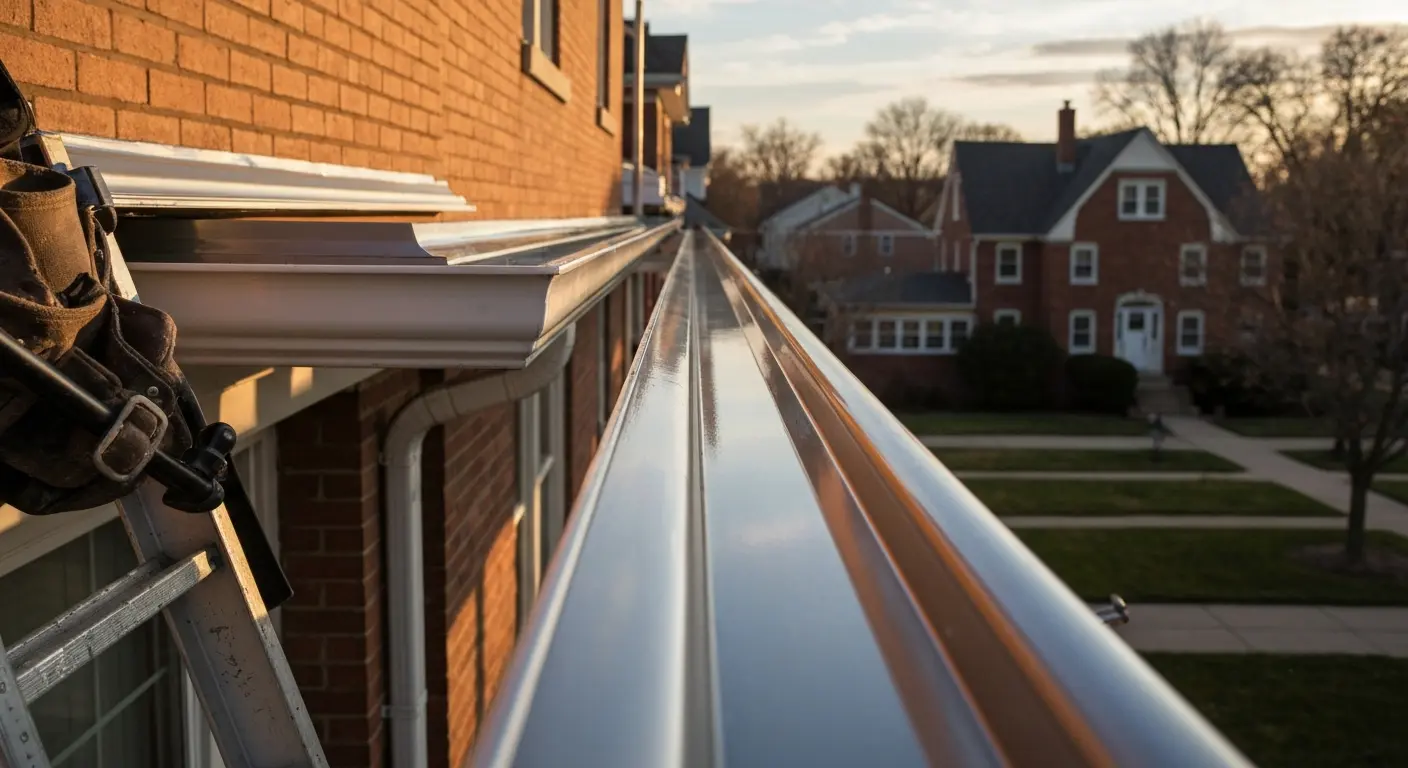 Seamless gutter work