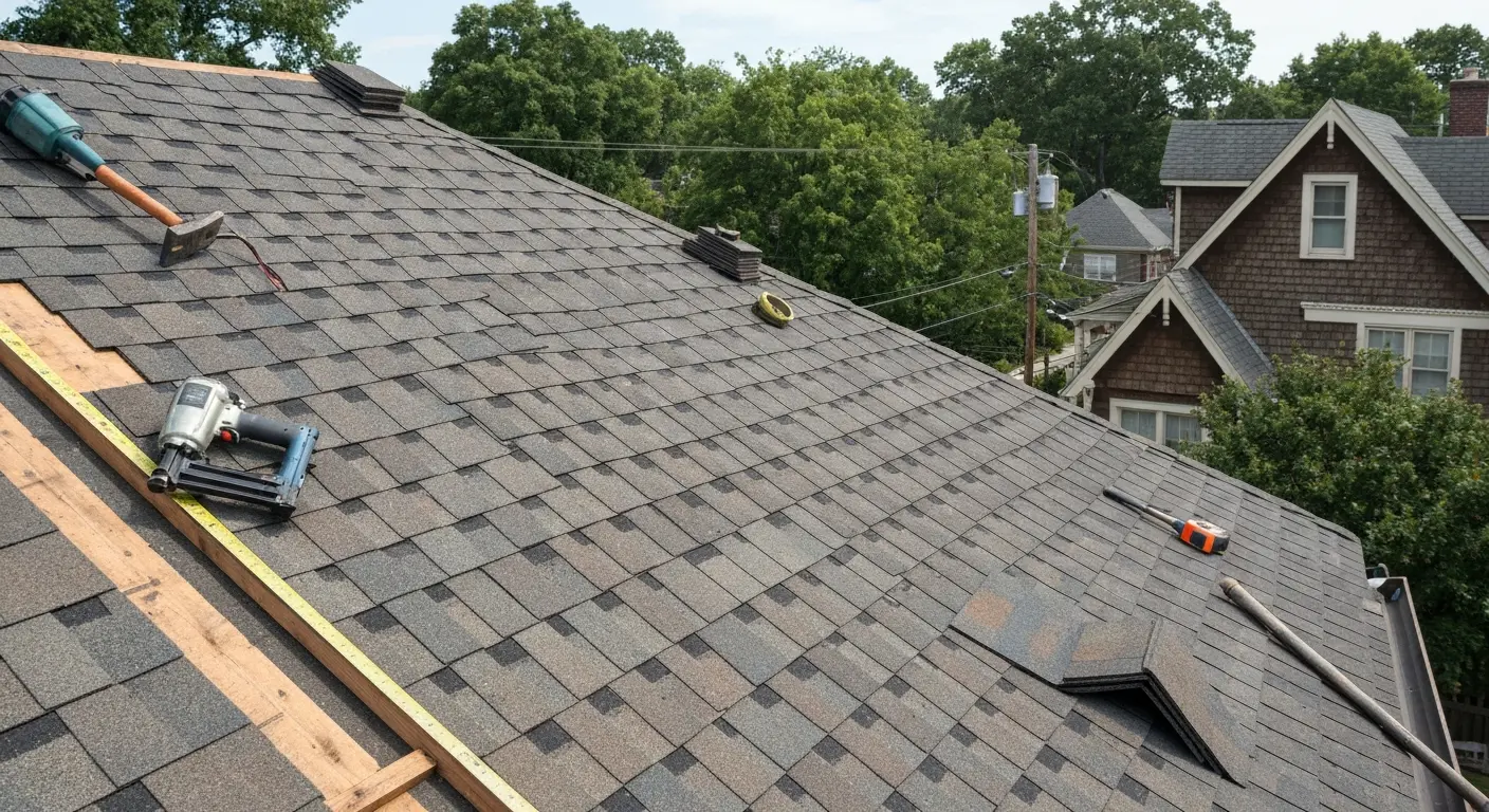Roof replacement in Clayton