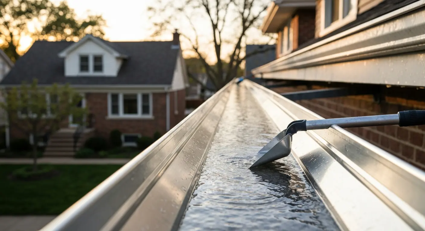 Gutter cleaning service