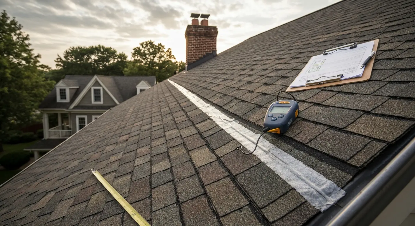 Home roof inspection in Saint Charles