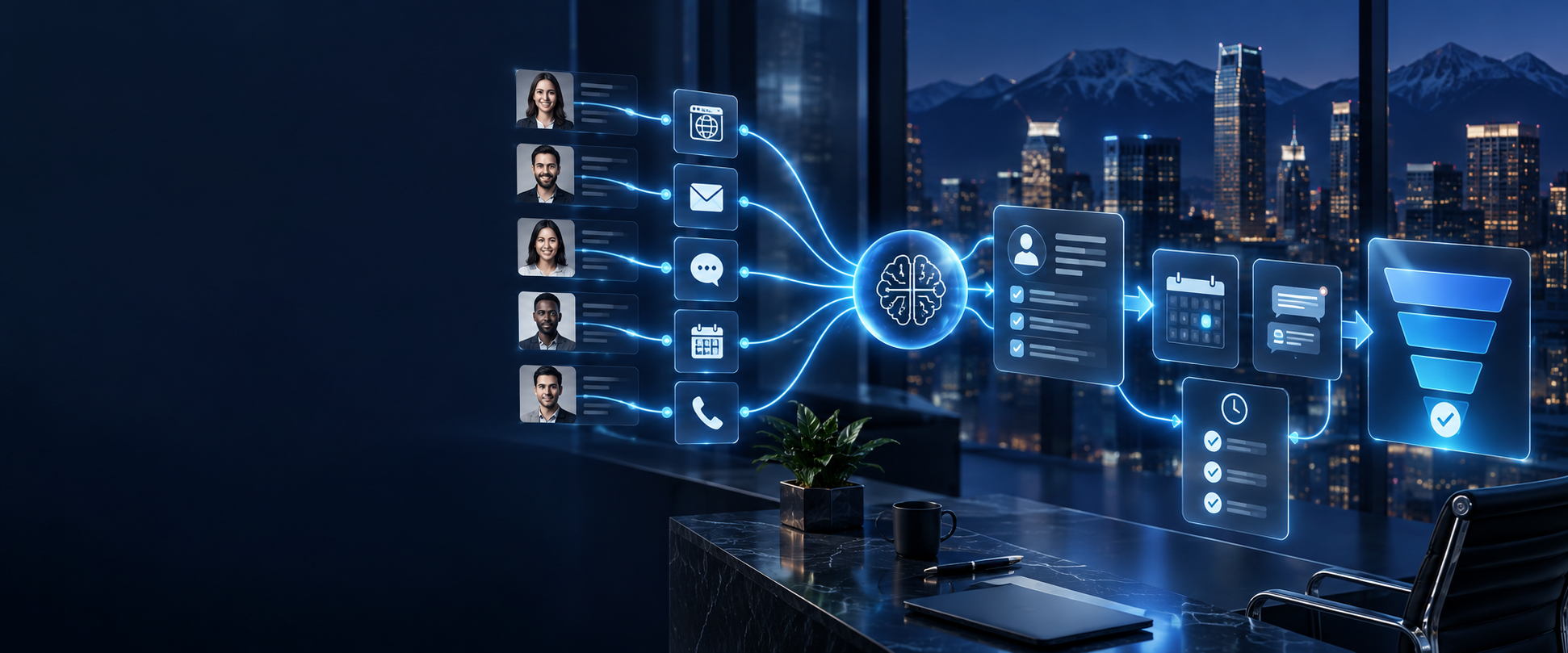 Connected digital sales automation system