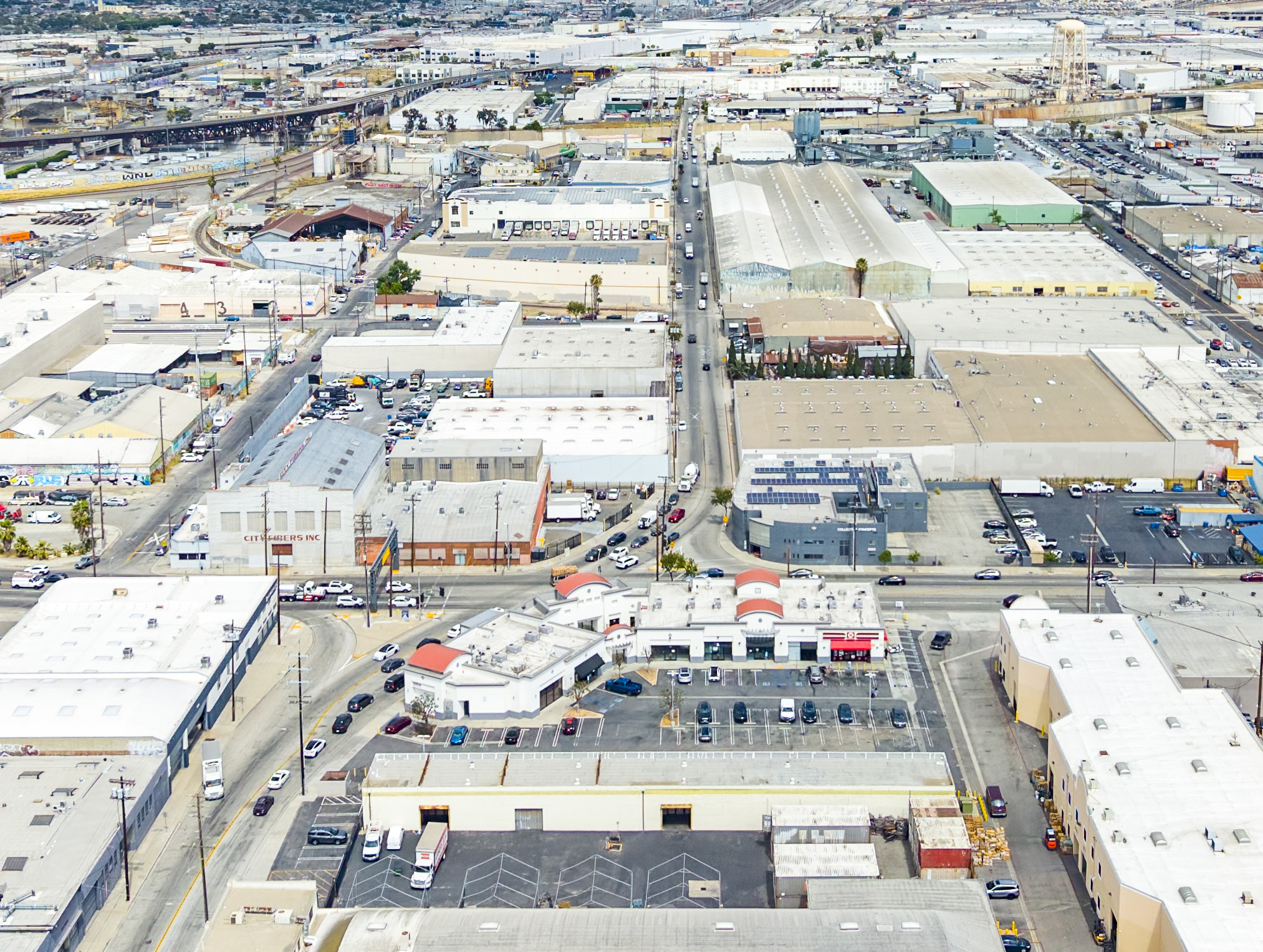 Santa Fe Plaza Aerial View