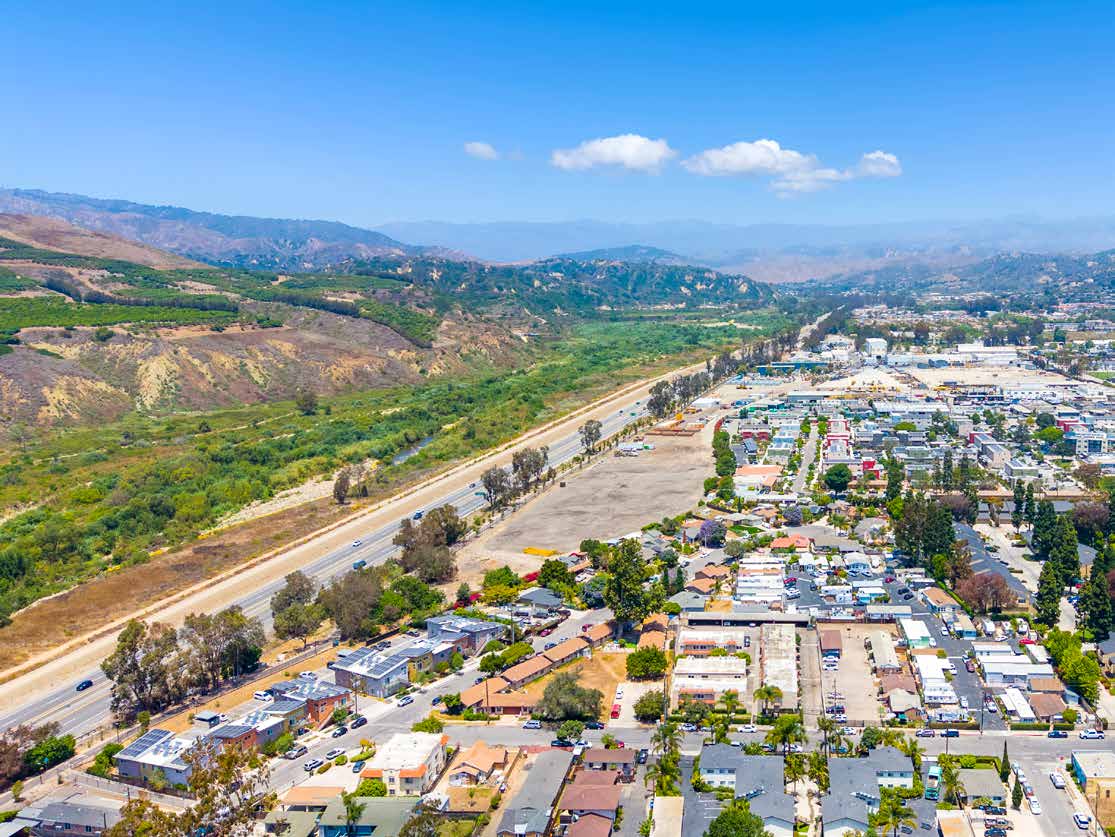 401-433 W Ramona Street Ventura Aerial