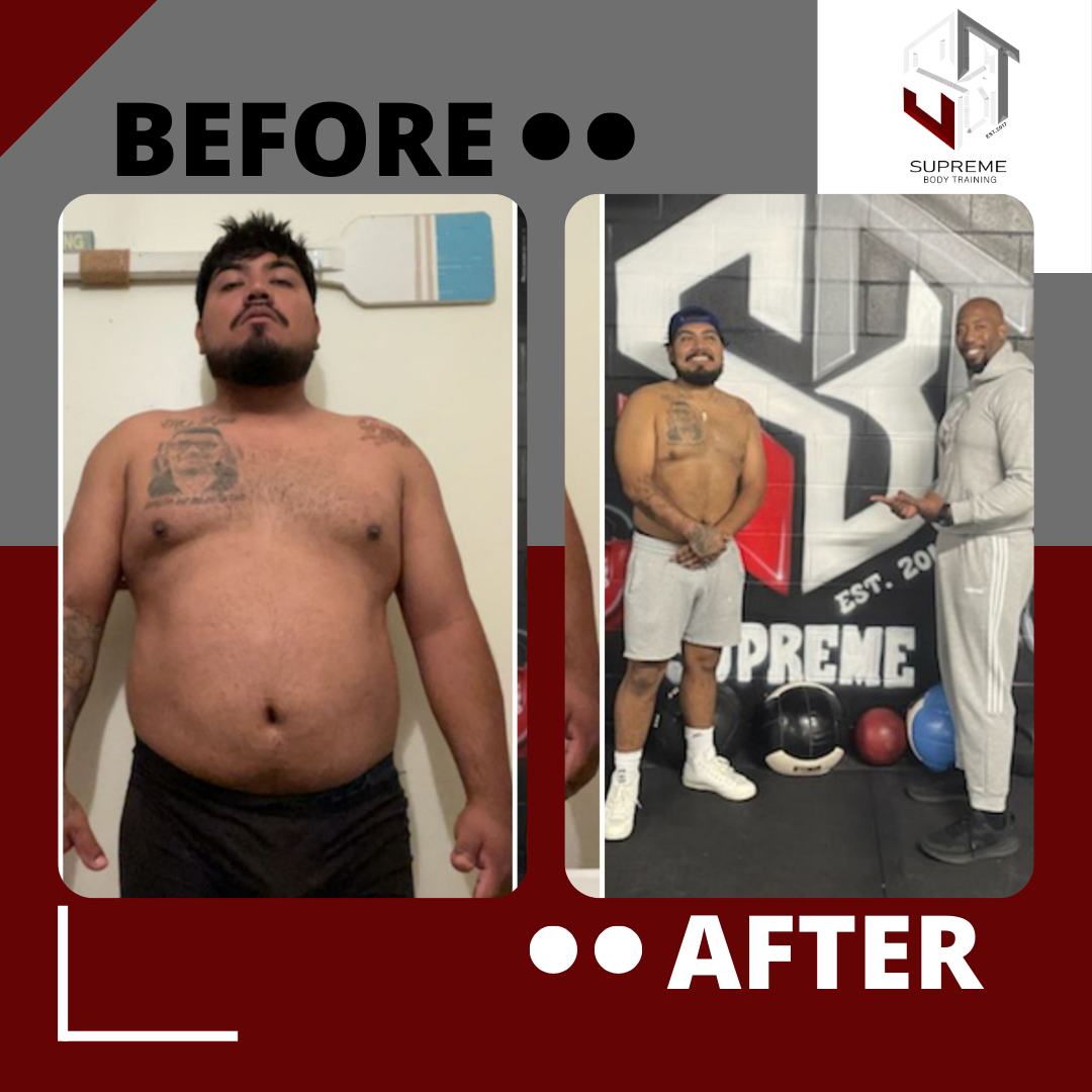 Supreme Body Training member before and after transformation 1