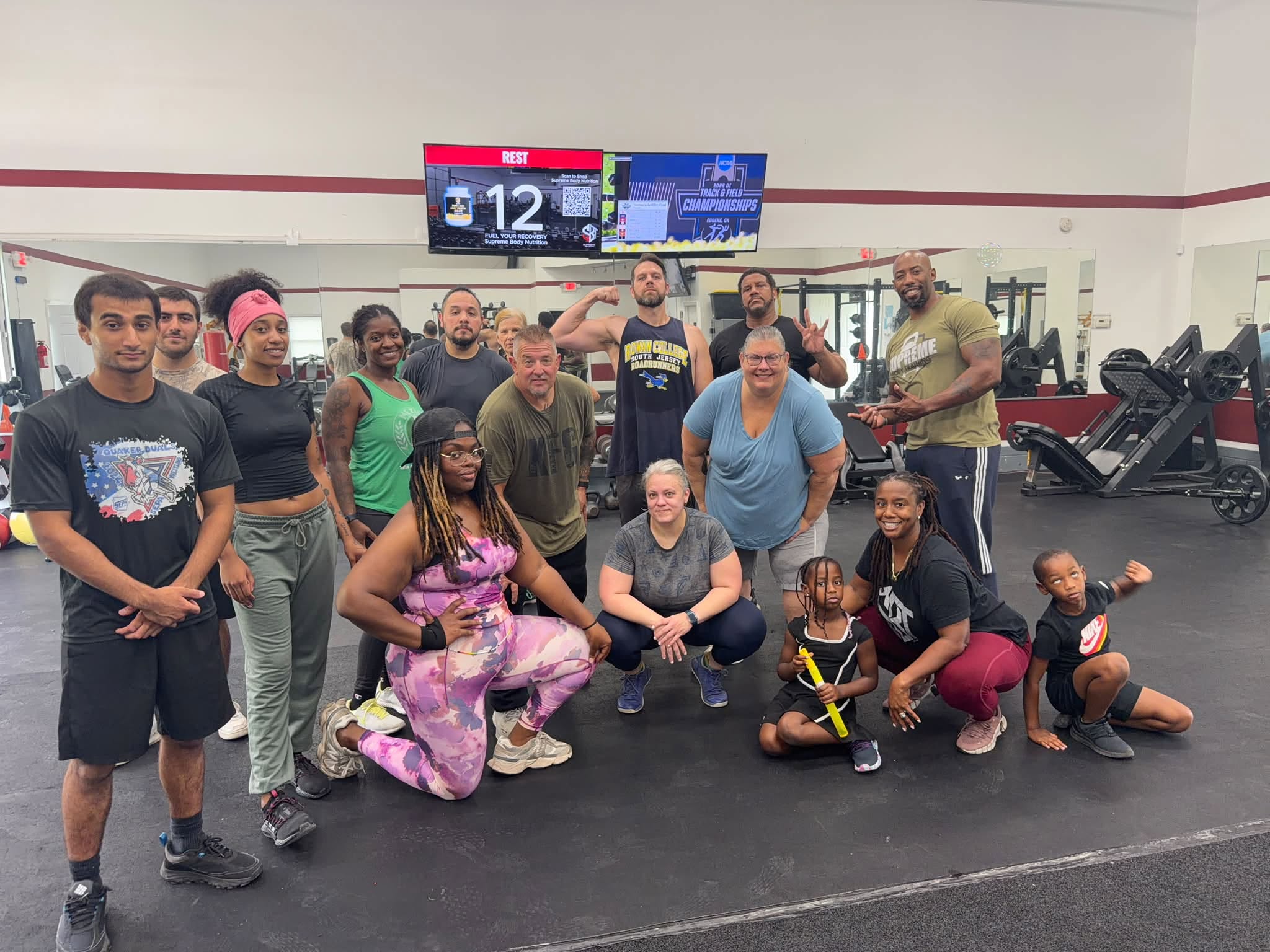 Group training members at Supreme Body Training