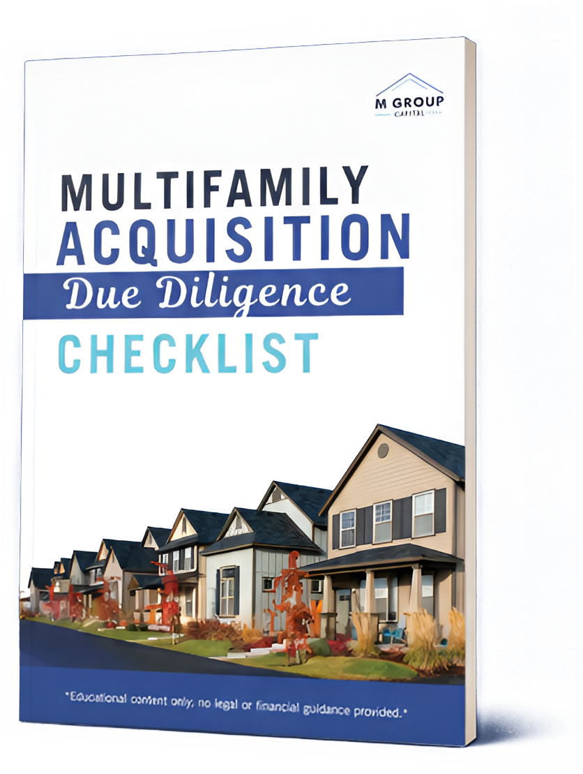 Multifamily Acquisition Due Diligence Checklist Book Mockup