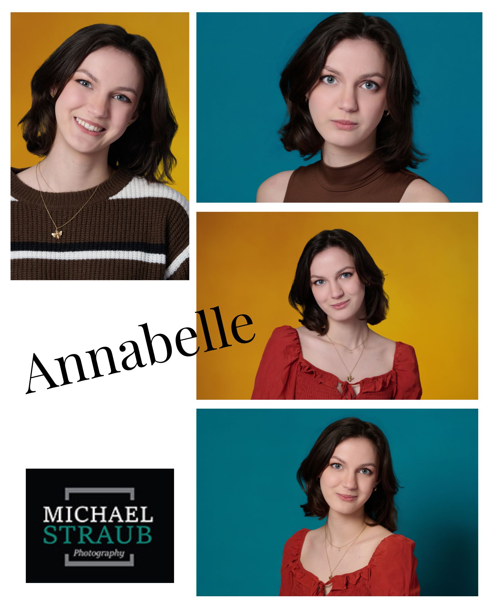 Headshots of Annabelle