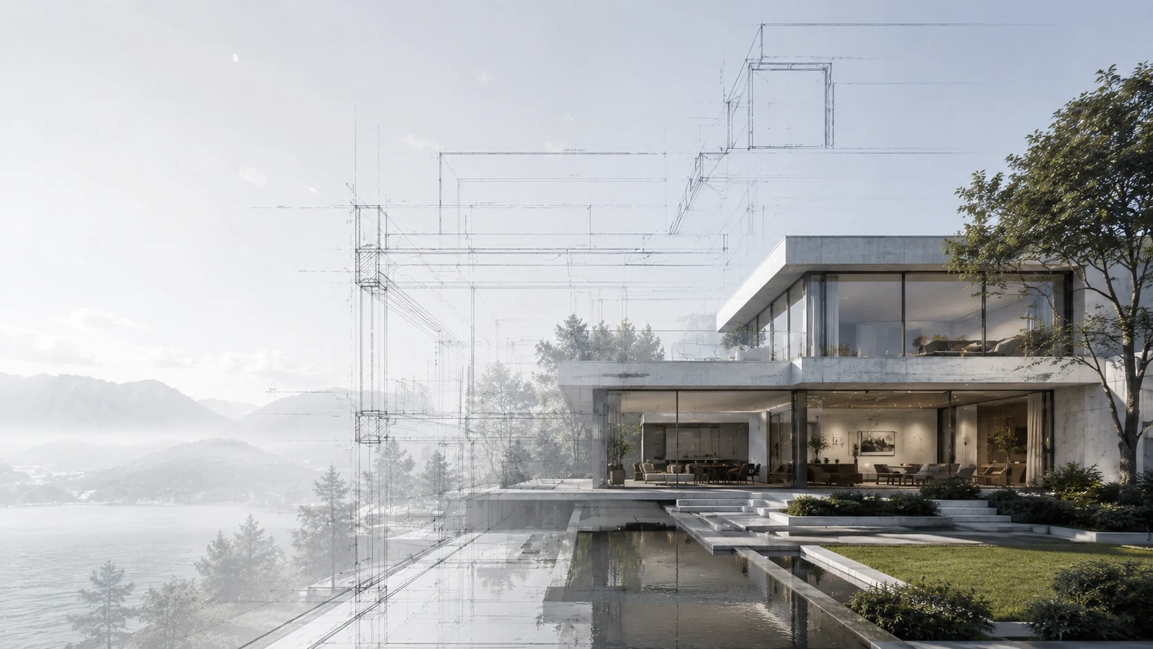 Architecture contemporaine suisse — accompagnement de projets immobiliers HALURA