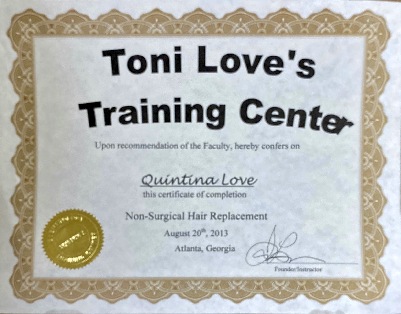 Certification 1