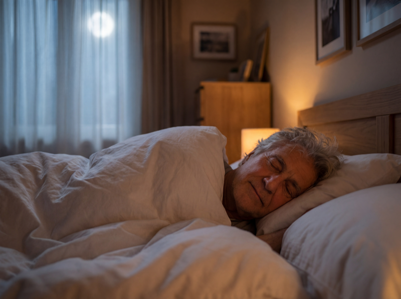 Sleeping peacefully through the night